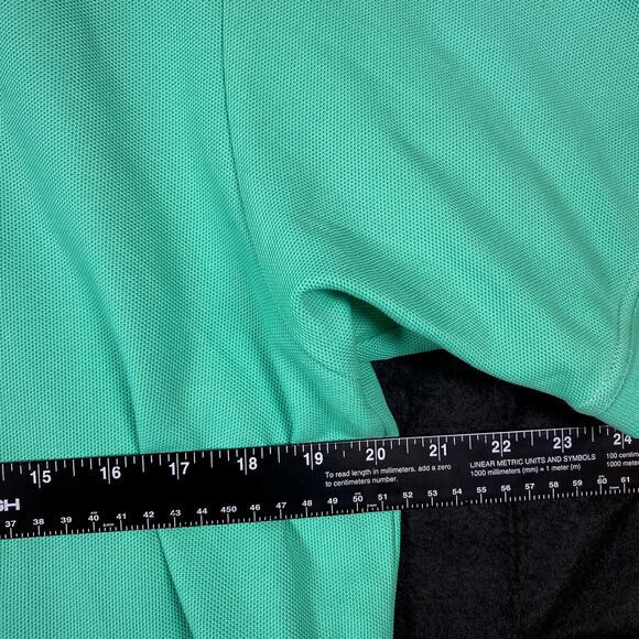 Tommy Bahama Mens Shirt Green Polo Short Sleeve Pima Cotton Medium - Picture 8 of 12